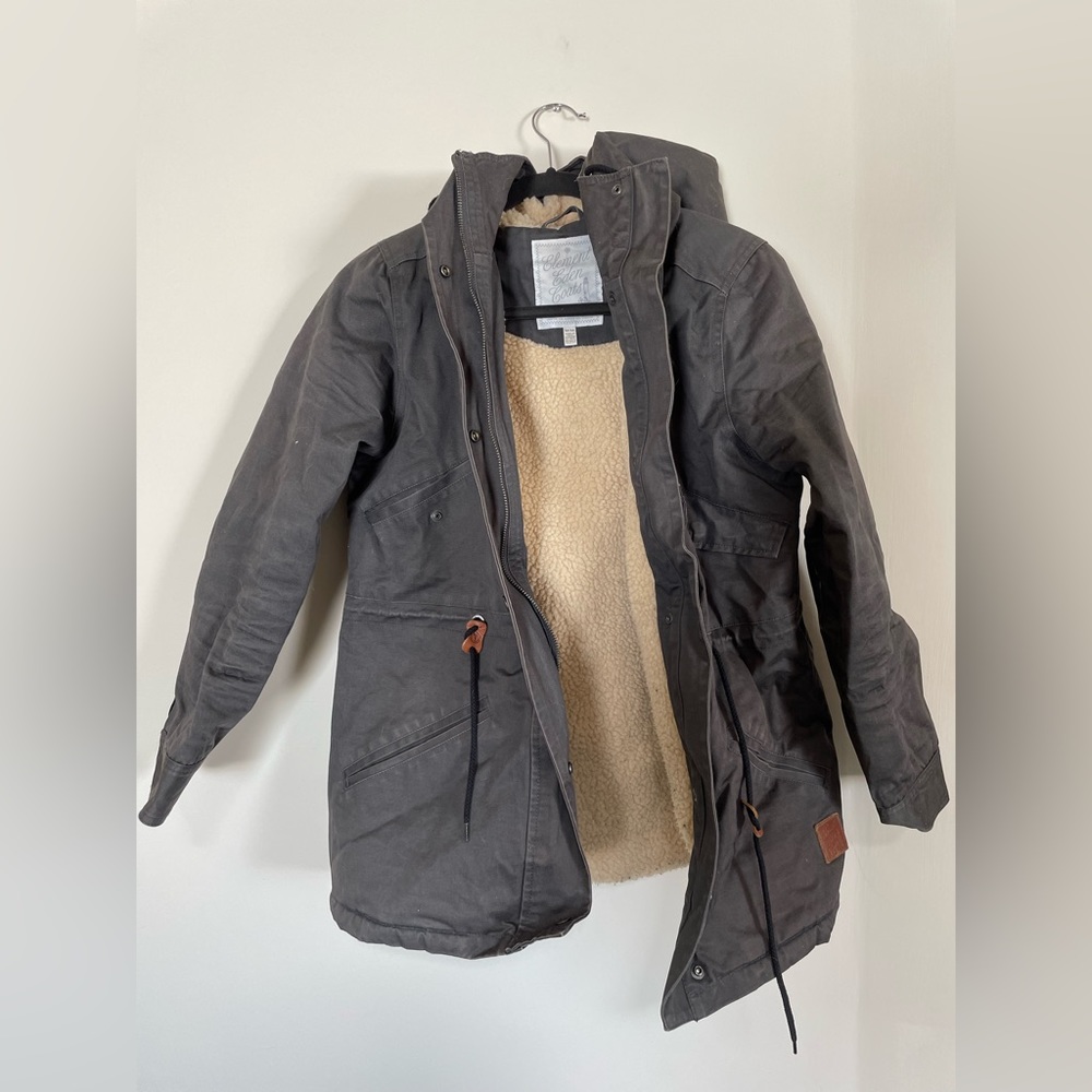 Grey Sherpa Lined Element Jacket - Size M - image 1